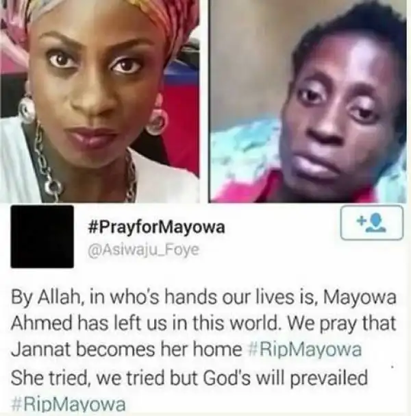 Ovarian Cancer Patient, Mayowa Ahmed Finally Buried Abroad